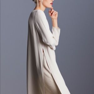 Eileen Fisher Silk Georgette Tunic (New with Tags)